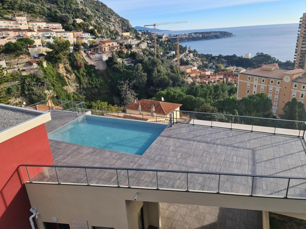Monaco View, Pool, Garage, 100 M2 Terrace Apartman Beausoleil Kültér fotó