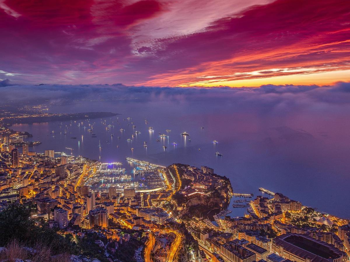 Monaco View, Pool, Garage, 100 M2 Terrace Apartman Beausoleil Kültér fotó