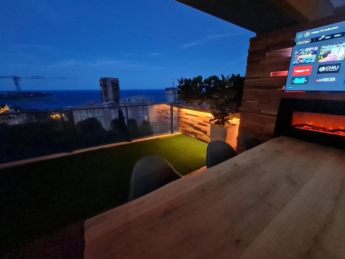 Monaco View, Pool, Garage, 100 M2 Terrace Apartman Beausoleil Kültér fotó