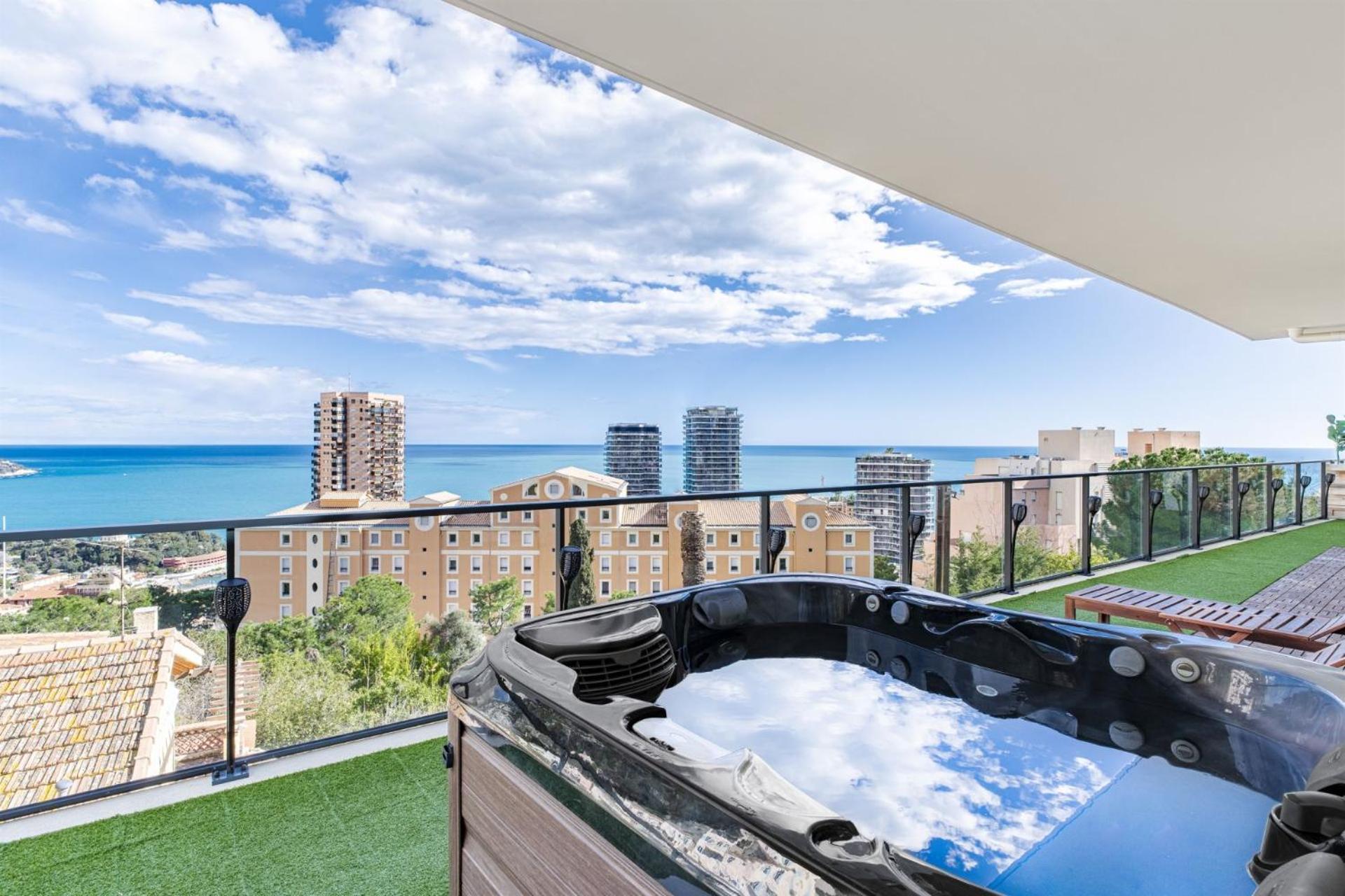 Monaco View, Pool, Garage, 100 M2 Terrace Apartman Beausoleil Kültér fotó