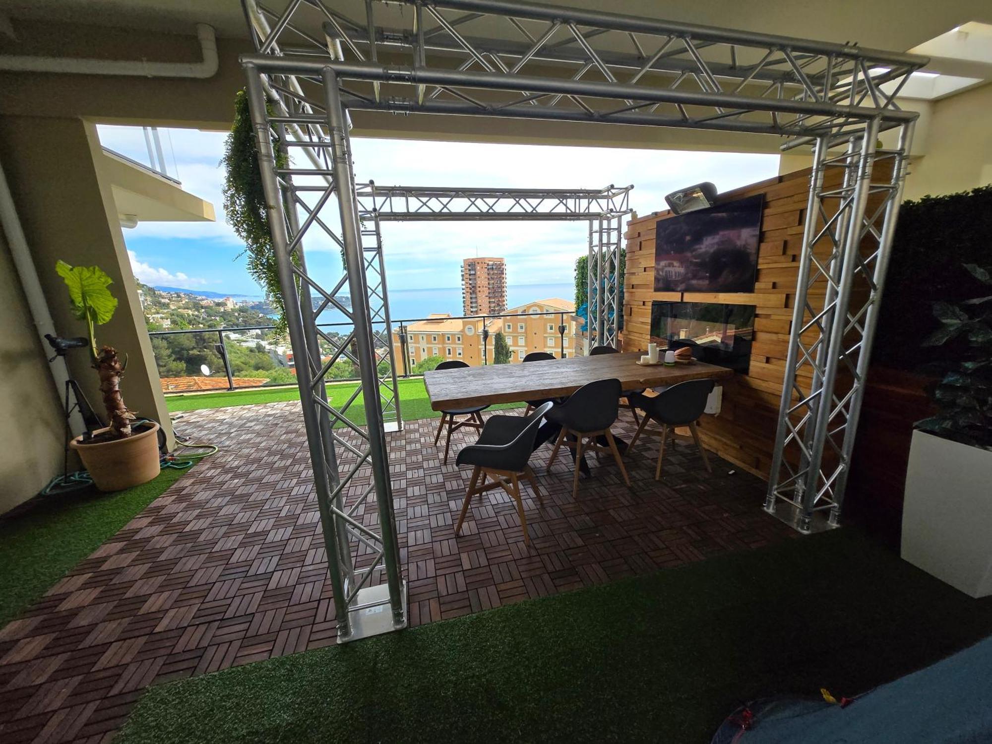 Monaco View, Pool, Garage, 100 M2 Terrace Apartman Beausoleil Kültér fotó